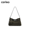 The Urban Shoulder Bag - Stylish Urban Shoulder Bag Crossbody with Silver Hardware and Detachable Strap for Everyday Use