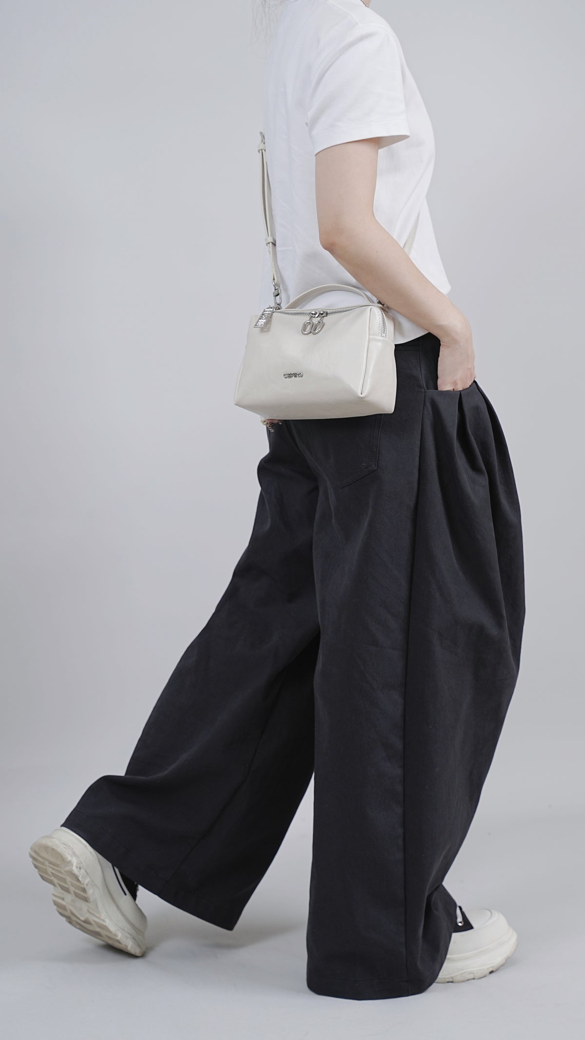 CEFIRO Structured Mini Top Handle Bag