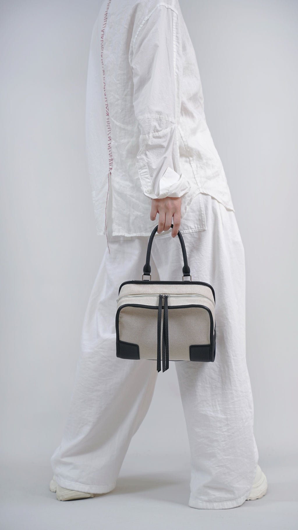 CEFIRO Canvas Top Handle Shoulder Bag