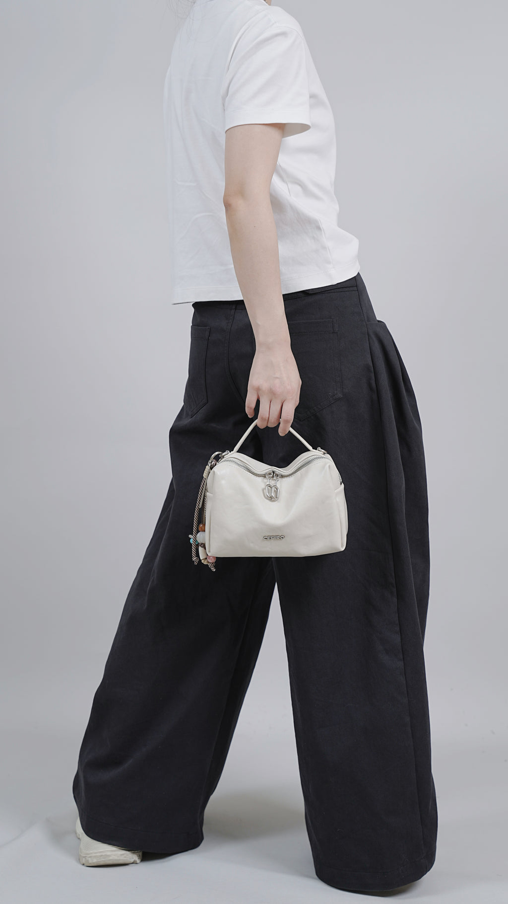 CEFIRO Structured Mini Top Handle Bag