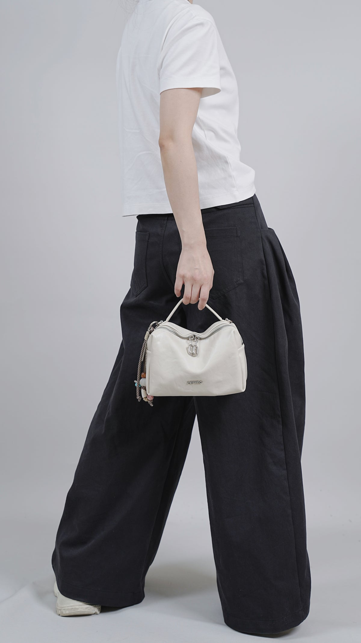 CEFIRO Structured Mini Top Handle Bag