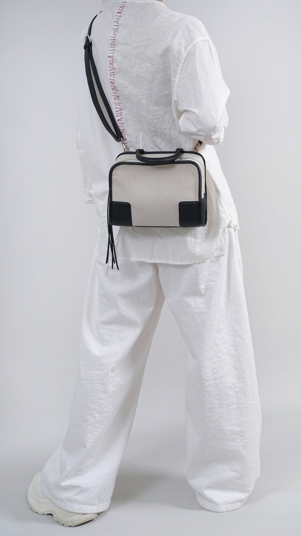 CEFIRO Canvas Top Handle Shoulder Bag