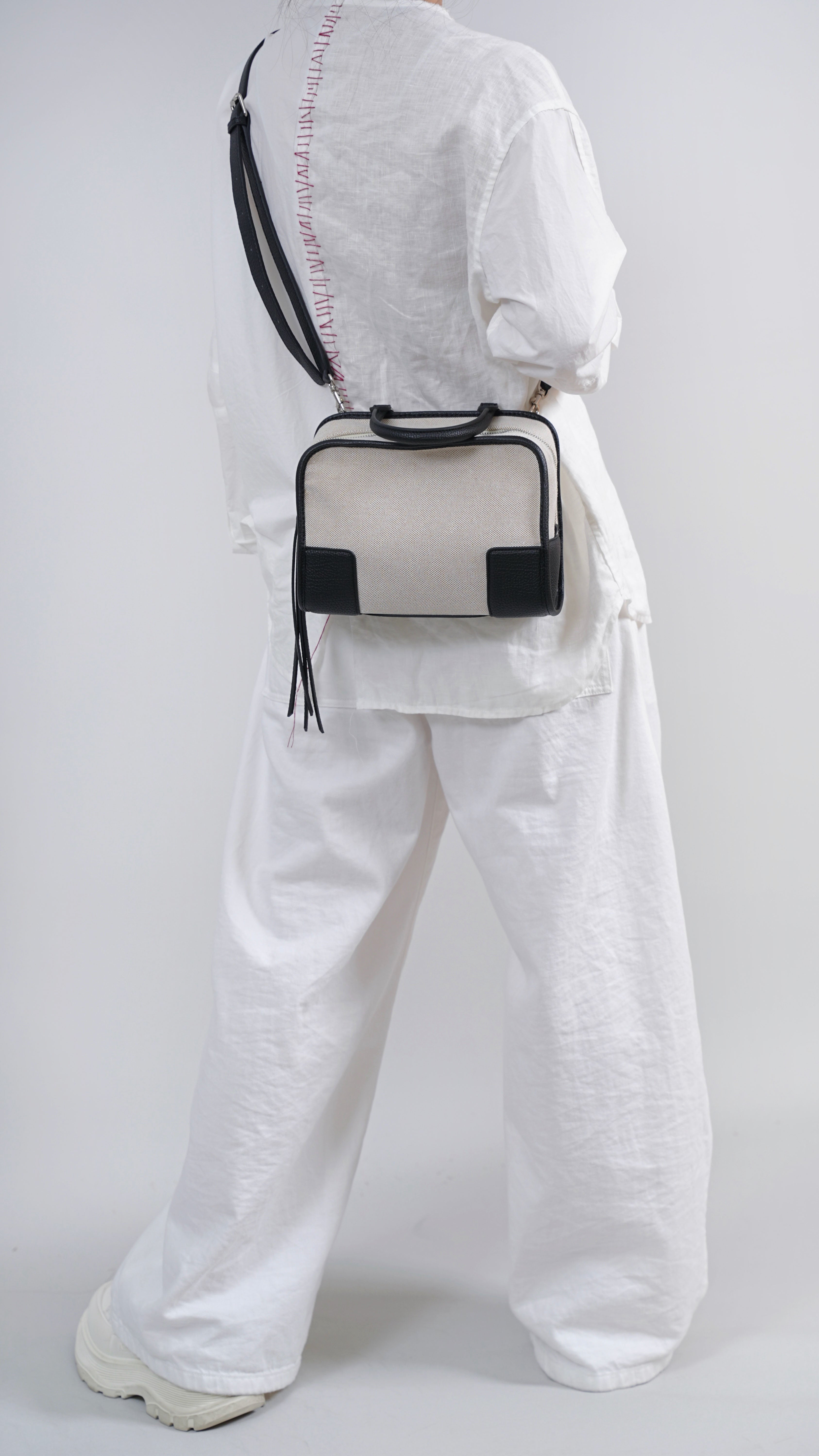 CEFIRO Canvas Top Handle Shoulder Bag