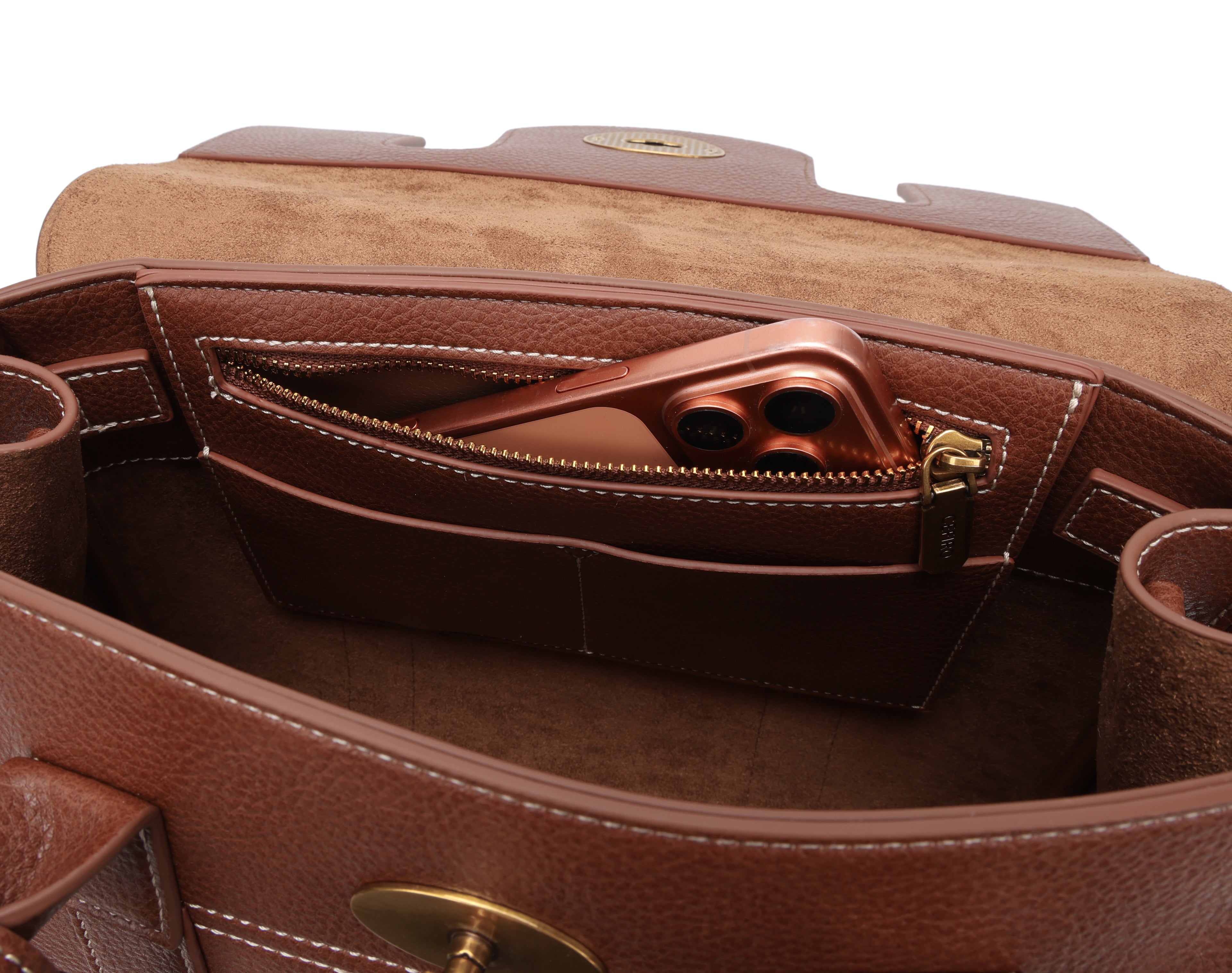 Elegant Structured Leather Top Handle Bag for Women – Vintage Shoulder & Crossbody Handbag