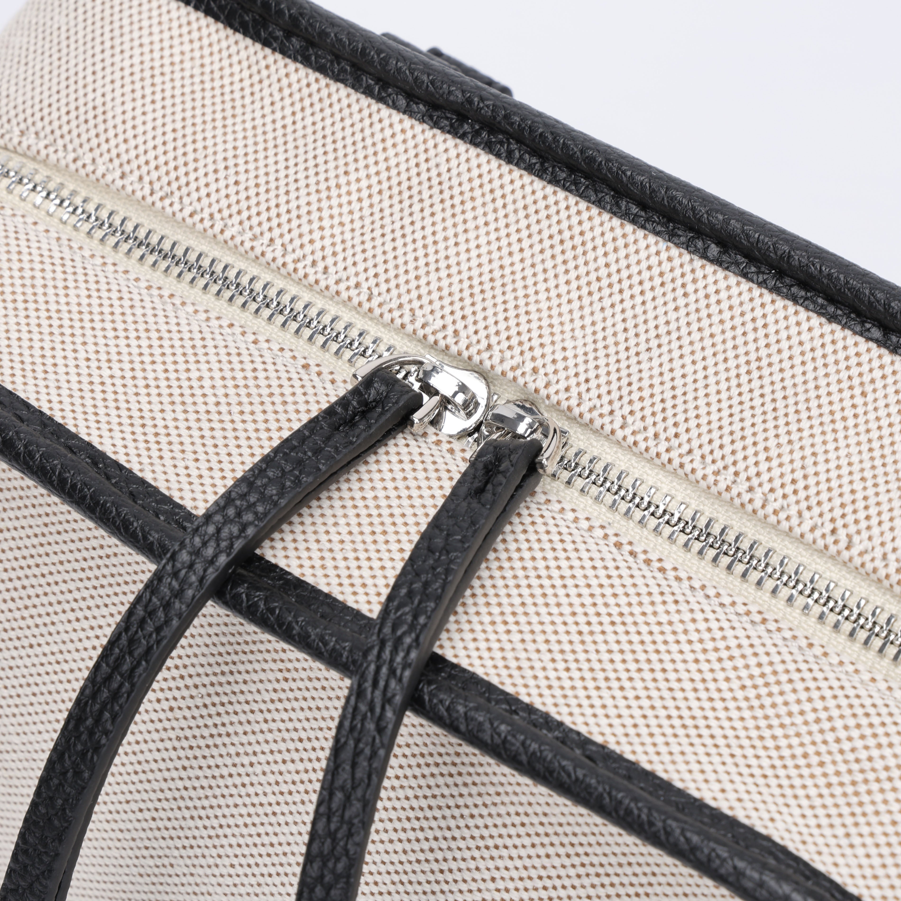 CEFIRO Canvas Top Handle Shoulder Bag