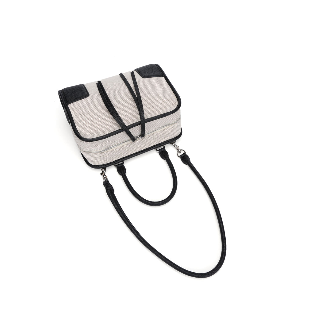CEFIRO Canvas Top Handle Shoulder Bag