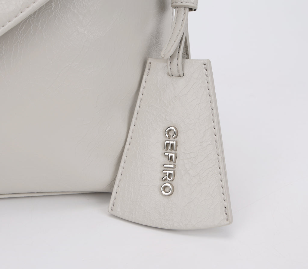CEFIRO Envelope Shoulder Bag – Soft Vegan Leather Crossbody Purse