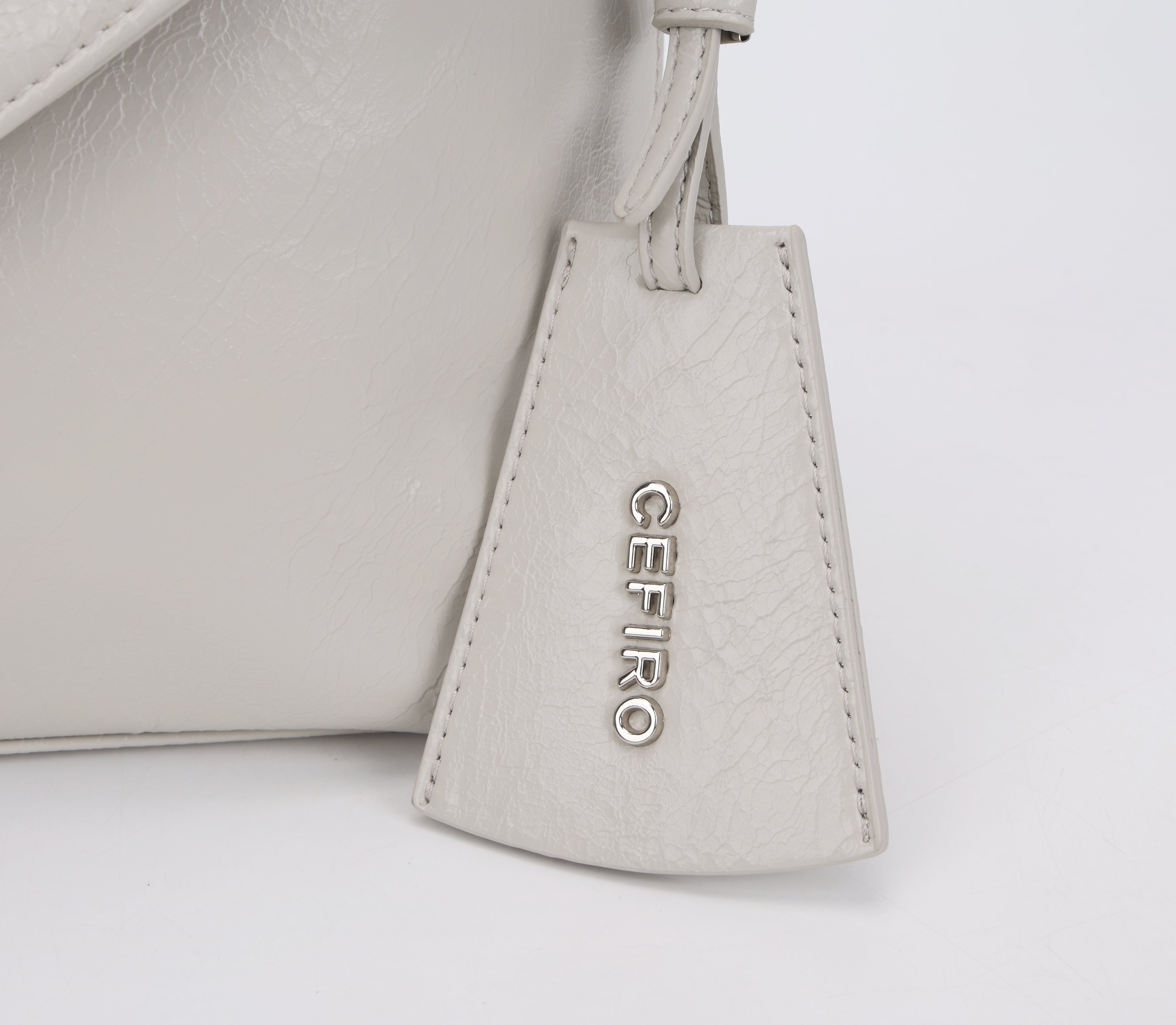 CEFIRO Envelope Shoulder Bag – Soft Vegan Leather Crossbody Purse