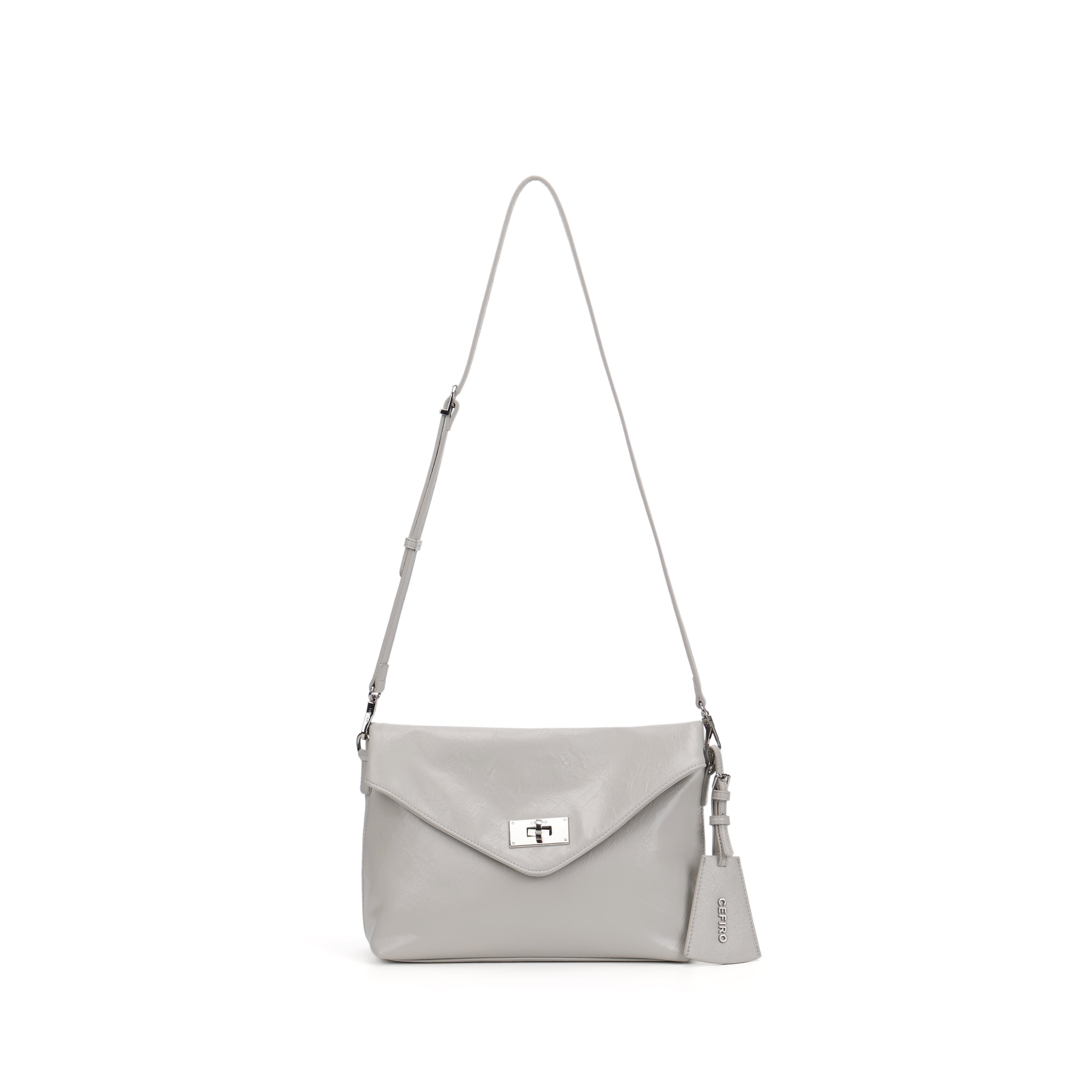 CEFIRO Envelope Shoulder Bag – Soft Vegan Leather Crossbody Purse