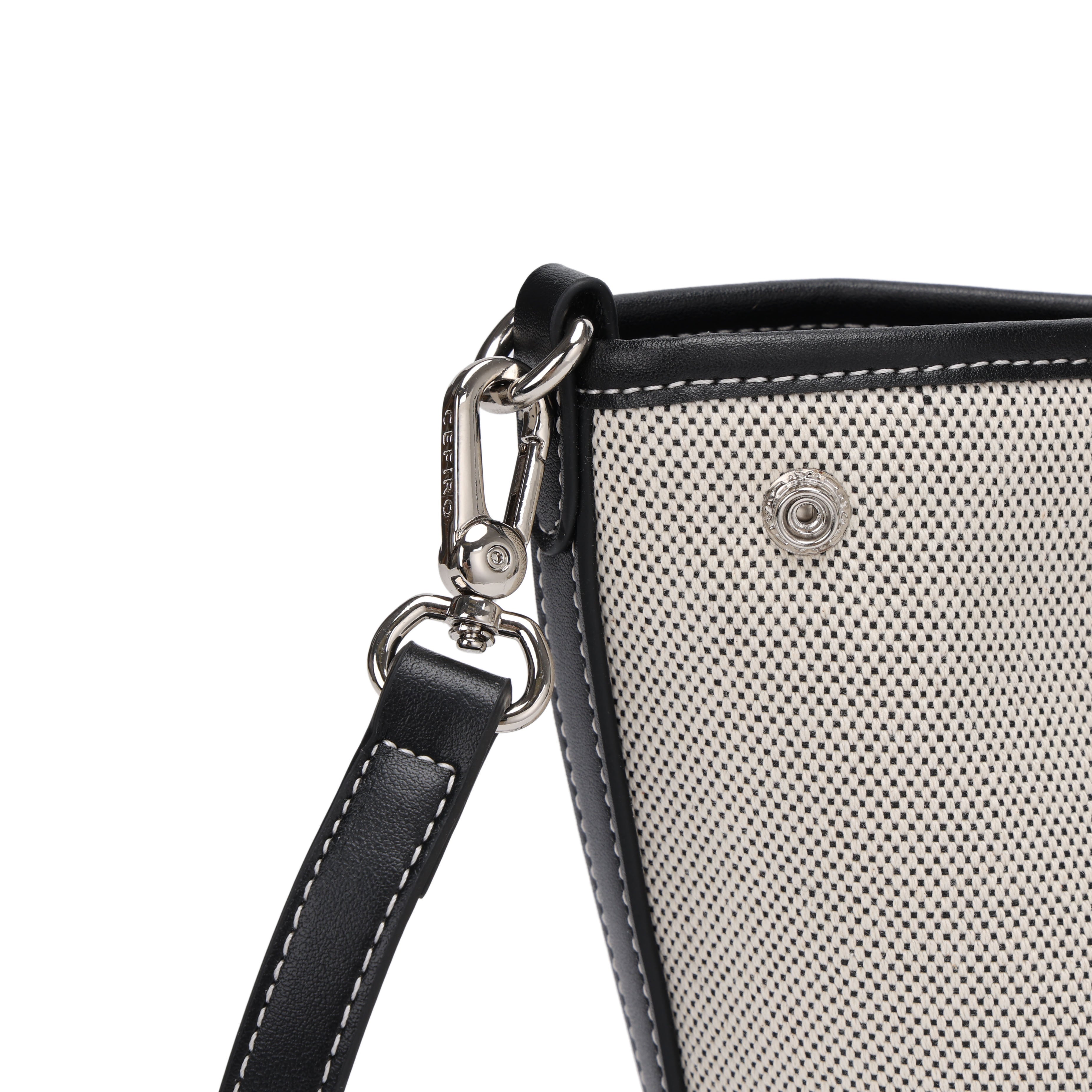 CEFIRO Canvas Top Handle Shoulder Bag