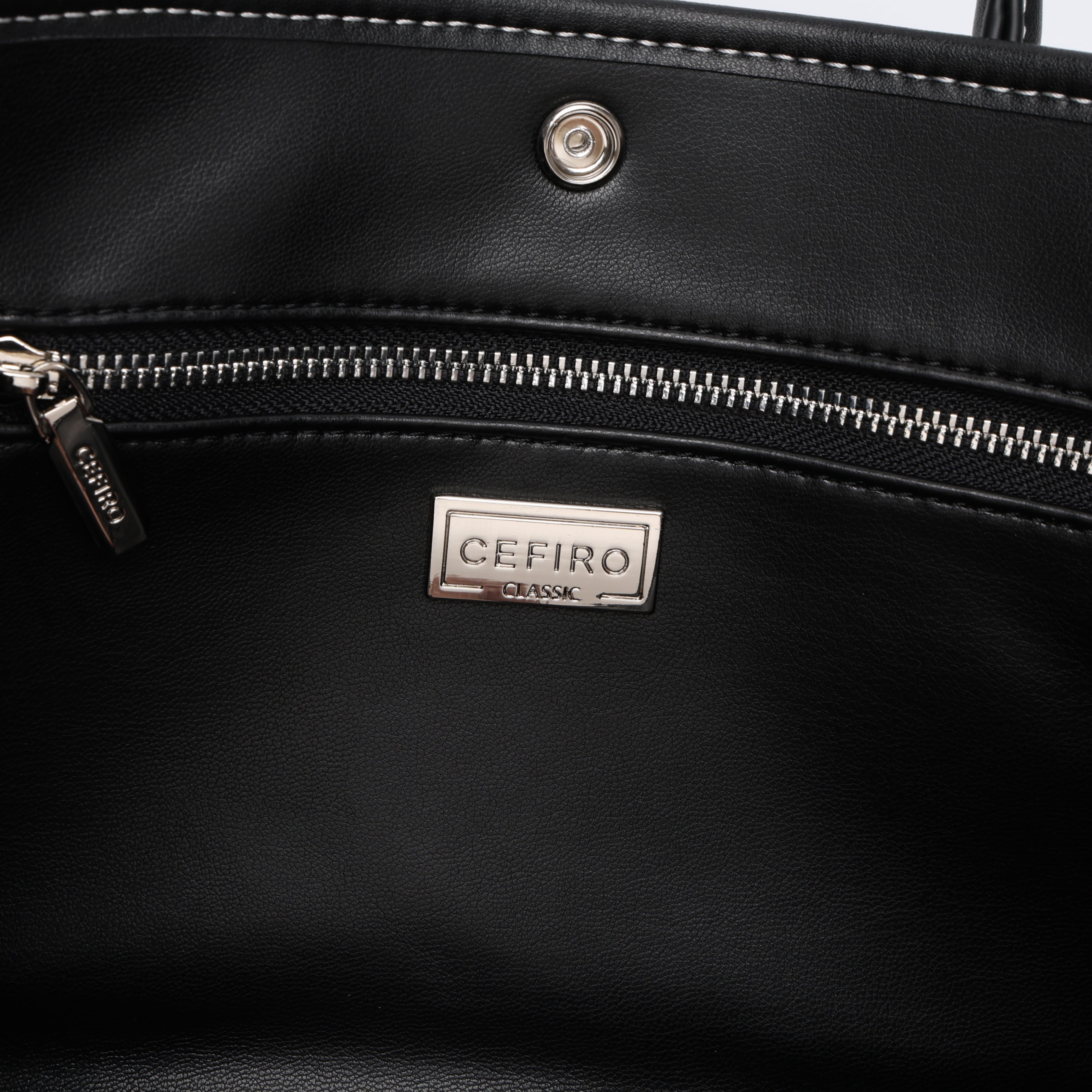 CEFIRO Canvas Top Handle Shoulder Bag