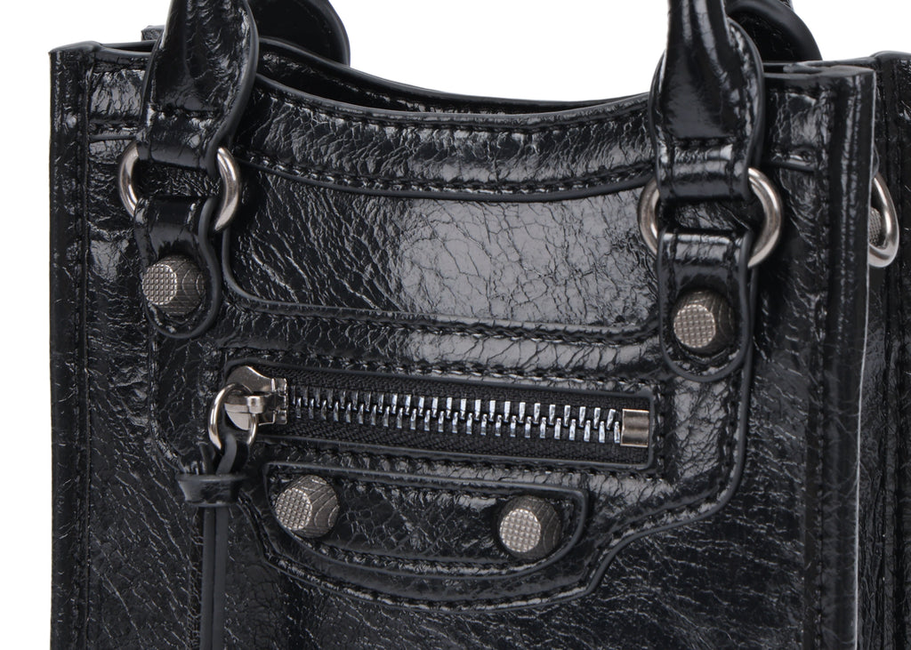 CEFIRO Mini Moto Structured Top Handle Bag