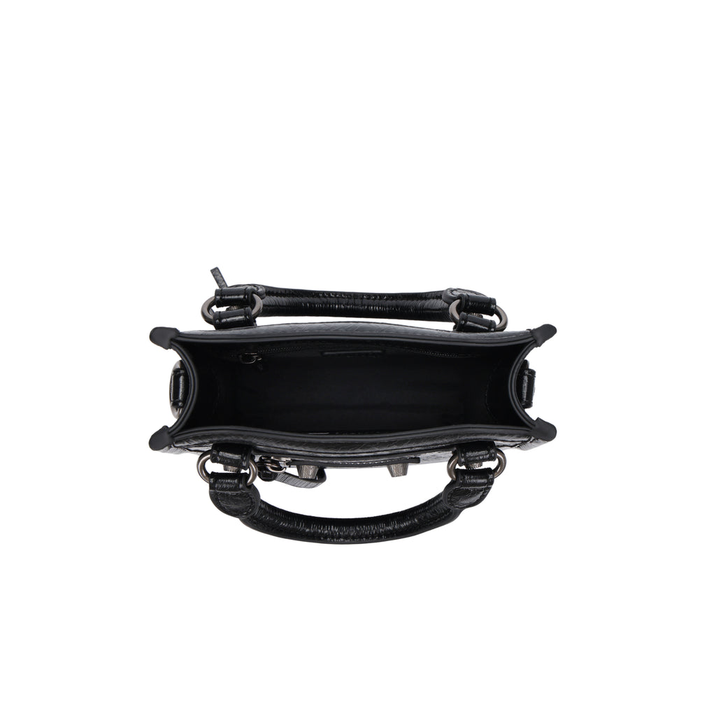 CEFIRO Mini Moto Structured Top Handle Bag