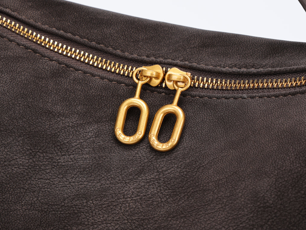 CEFIRO Structured Top Handle Satchel Bag