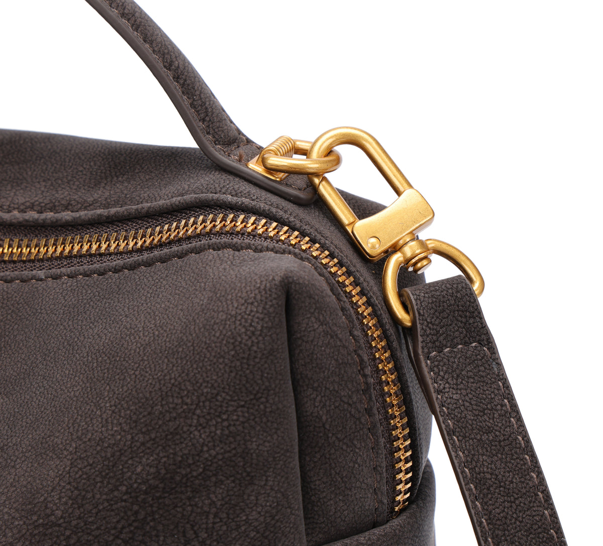 CEFIRO Structured Top Handle Satchel Bag