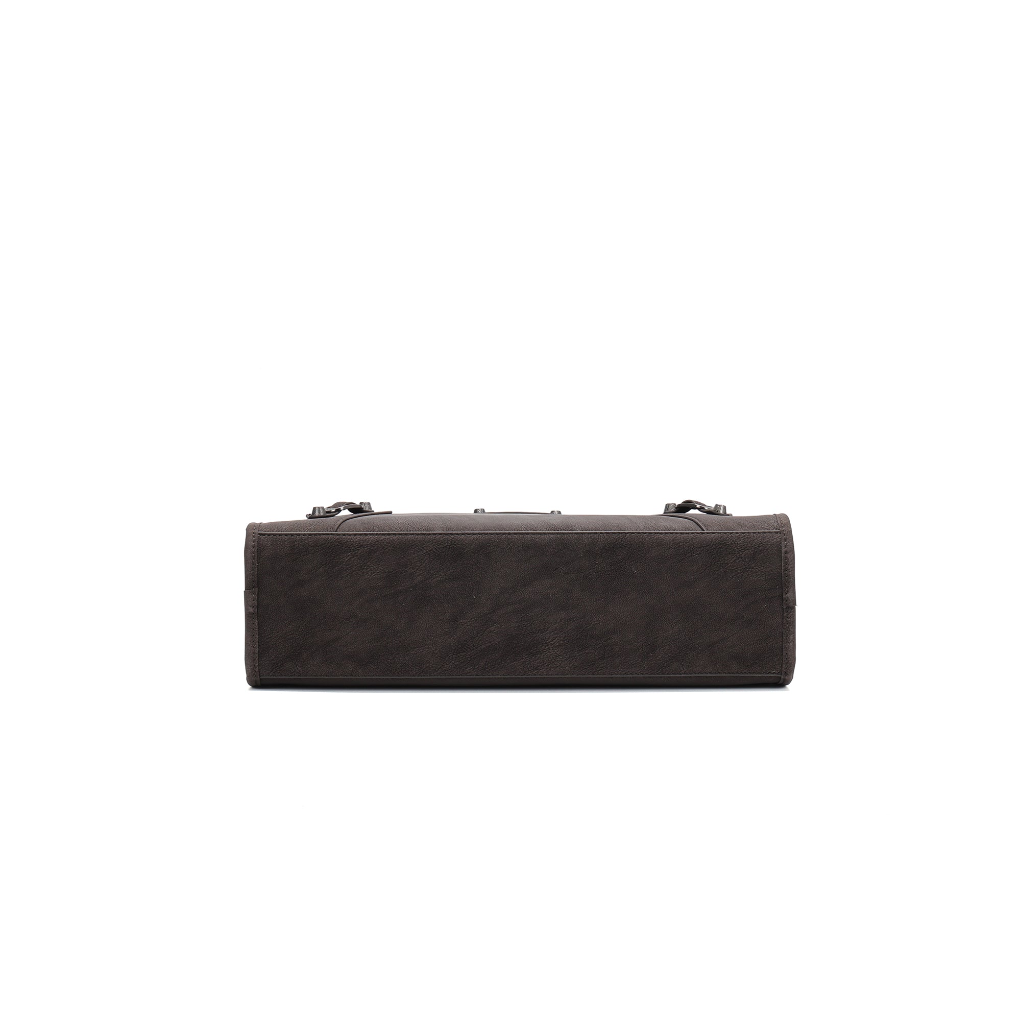 Vintage Leather Shoulder Bag Women Structured Crossbody Bag