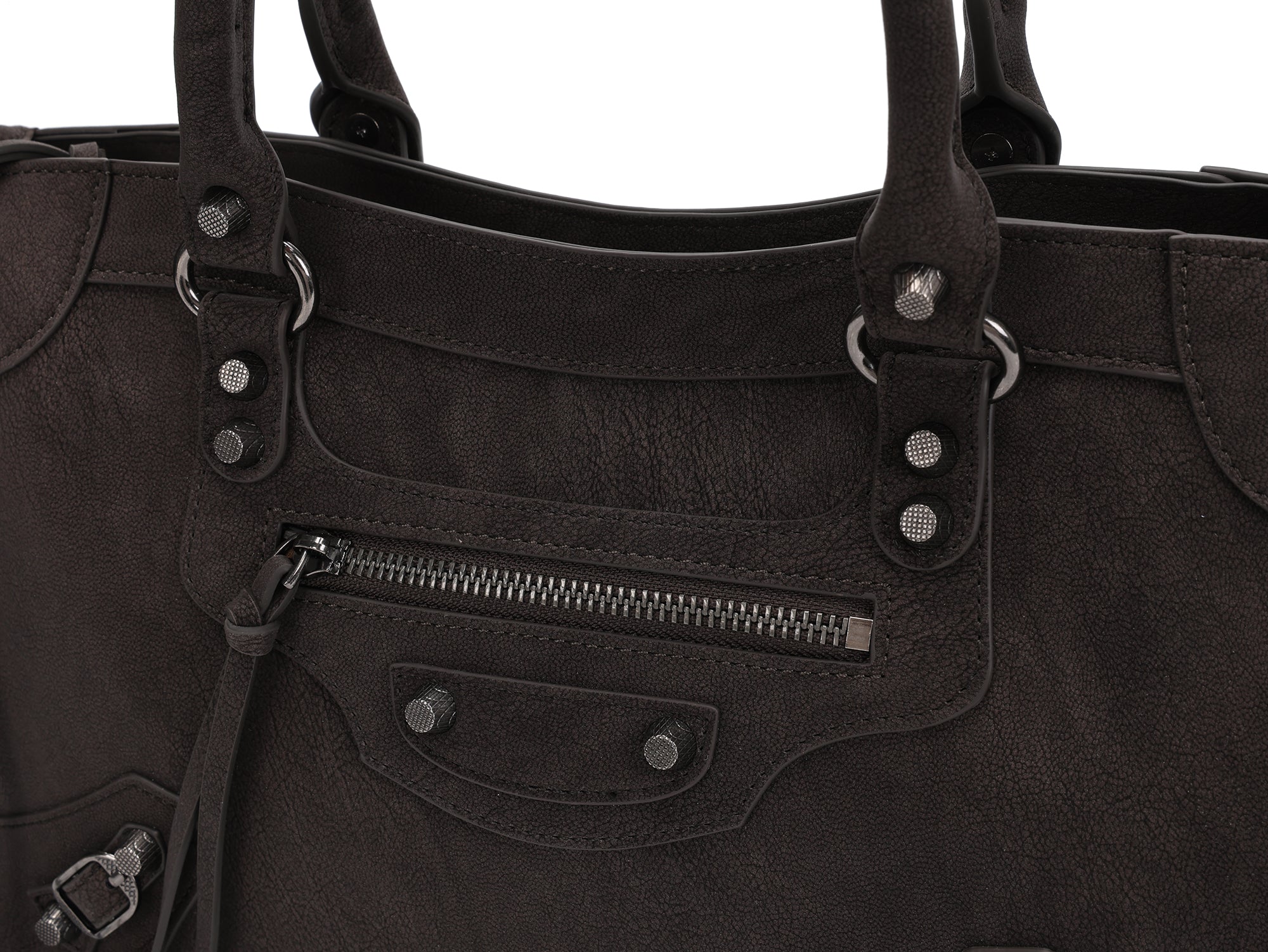 Vintage Leather Shoulder Bag Women Structured Crossbody Bag