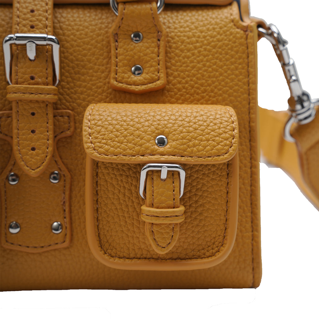 CEFIRO Mini Structured Top Handle Bag