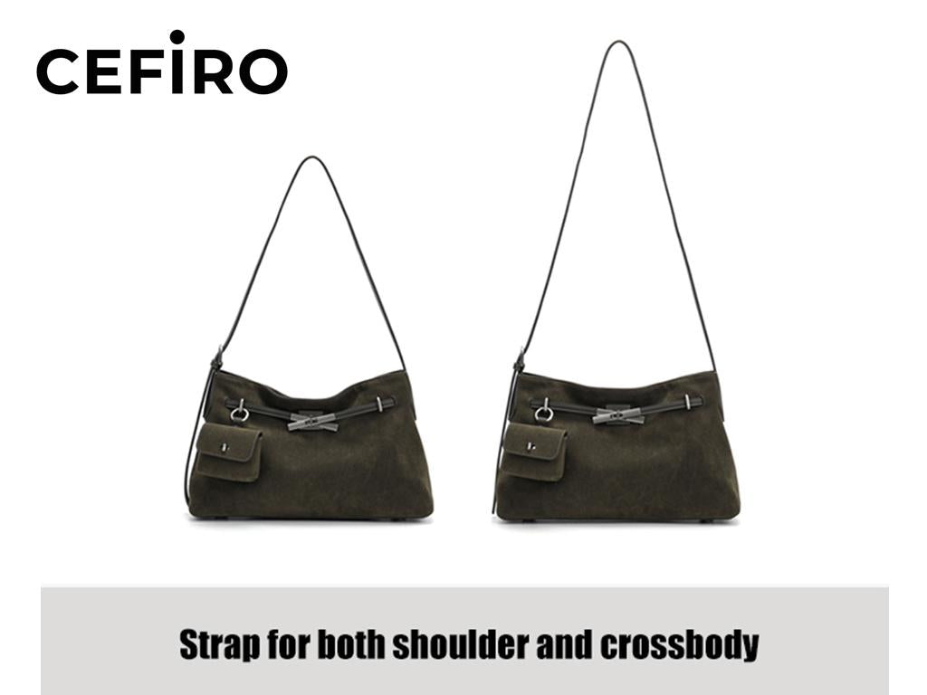 The Urban Shoulder Bag - Stylish Urban Shoulder Bag Crossbody with Silver Hardware and Detachable Strap for Everyday Use
