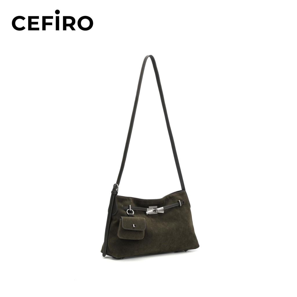 The Urban Shoulder Bag - Stylish Urban Shoulder Bag Crossbody with Silver Hardware and Detachable Strap for Everyday Use