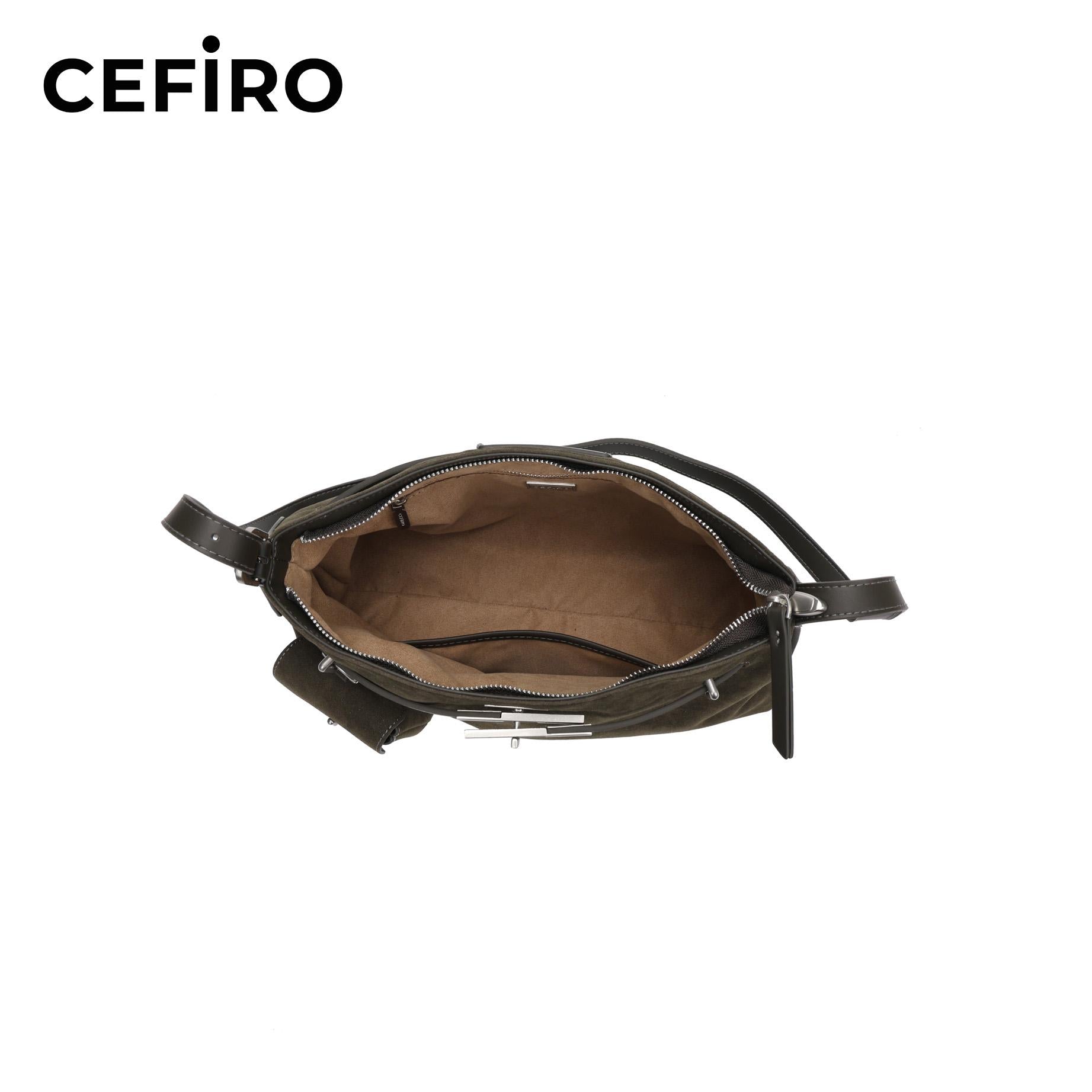 The Urban Shoulder Bag - Stylish Urban Shoulder Bag Crossbody with Silver Hardware and Detachable Strap for Everyday Use