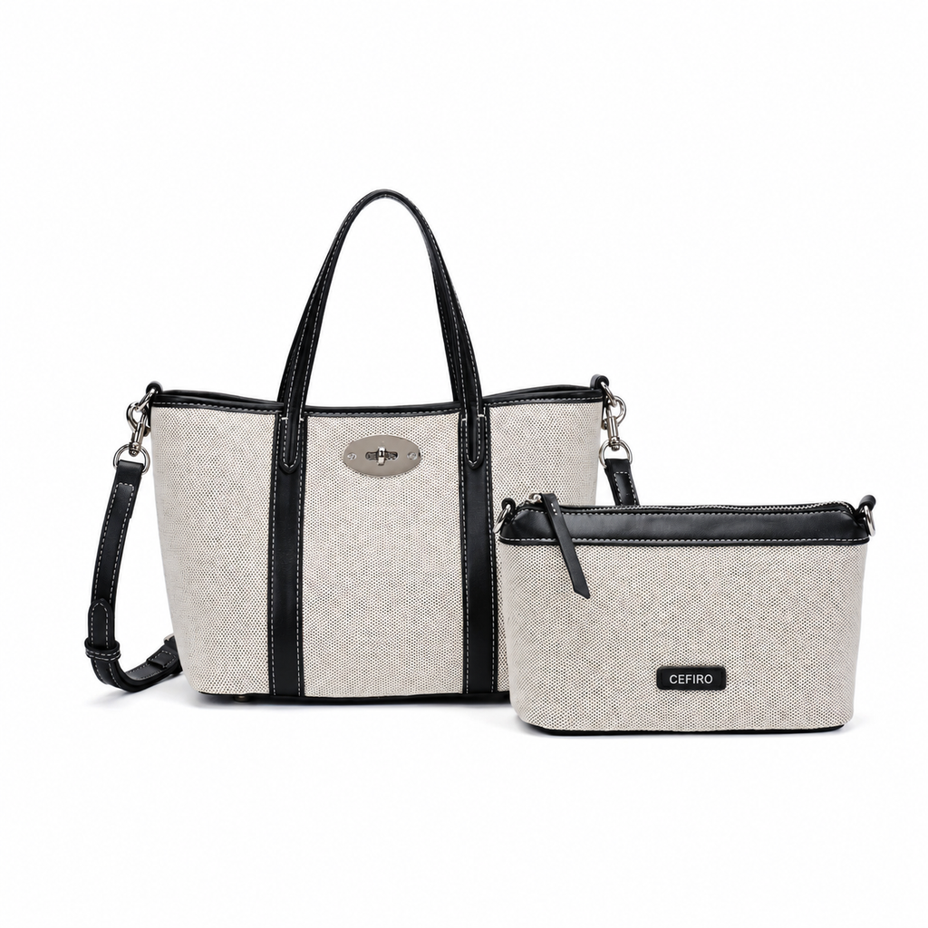 CEFIRO Canvas Tote Shoulder Bag