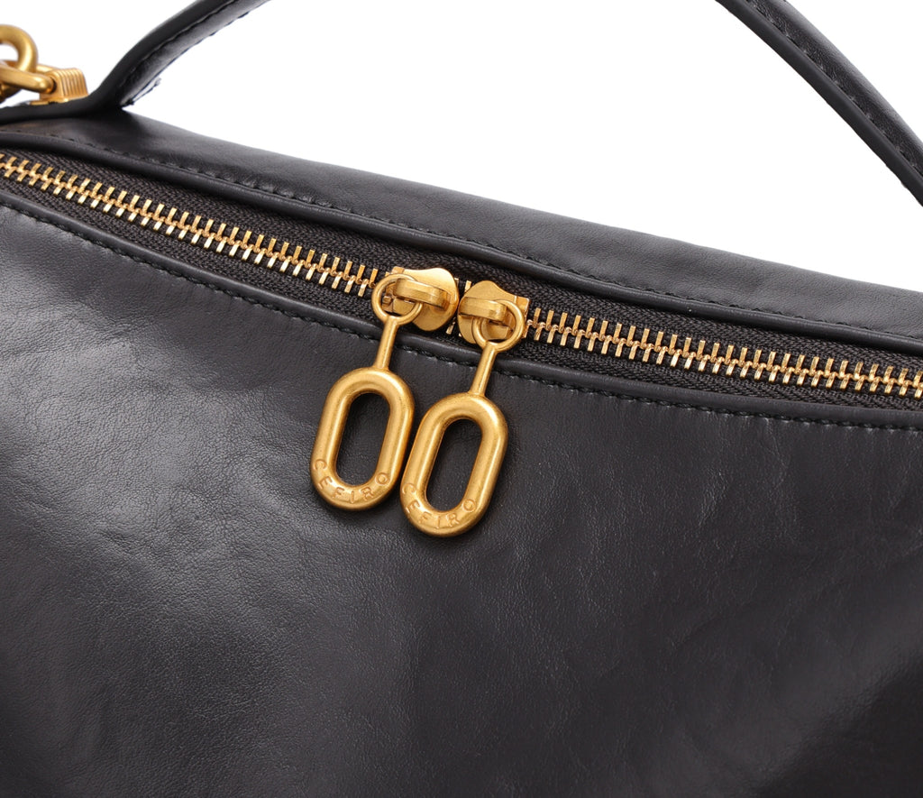 CEFIRO Structured Top Handle Satchel Bag